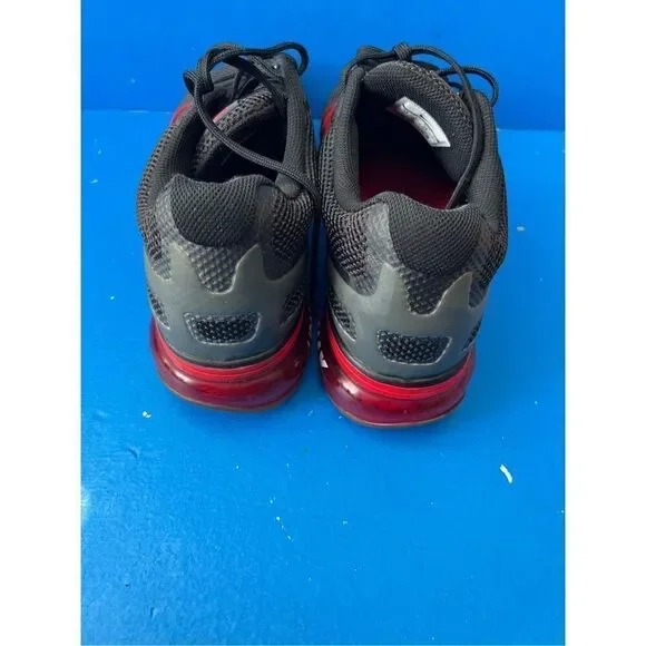 Nike Air Max Excellerate 3 Sneakers Running Shoes Mens 12 Black Red 703072-004 - Picture 4 of 8